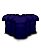 Kit 5 Camisetas Básicas Masculina Azul Marinho Lisa 100% Algodão P/M/G/GG/XG/XGG - Imagem 1