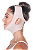 Mentoneira Facial Papada Lifting Pós Cirúrgica Hydro Bichectomia Orelha Aberta com Velcro - Imagem 1