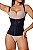 CORSELET MODELADOR COM 12 BARBATANAS - 3 AJUSTES - PRETO - Imagem 3