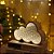 Luminária Led Painel Espelho 3D Infinito Coração, Nuvem, Flor, Abacaxi , estrela e pinheiro - Imagem 2