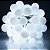 Cordão Fio De Luz Luminária 40 Bolas Branco frio 110V - Imagem 1