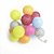 Cordão Led Bolinha colorido Cotton Ball Decoração Festa pilha e USB - Imagem 4
