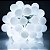 Cordão Fio De Luz Luminária 20 Bolas Branco frio Bivolt - Imagem 3