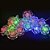 Cordão Pisca Rosas Colorido cristais luminosas 110V - Imagem 1