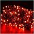 Pisca pisca vermelho de natal fio verde Funções 110V - Imagem 2