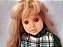 Boneca com sardas, sonho de menina, da Baby Brink 59 cm - Imagem 4