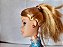 Boneca Barbie patinadora de gelo Mattel 2008, 35 cm + 7cm de base, não funciona cm - Imagem 8