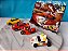 Lego , carros com tração, shell V- power, 1 lacrado, 2 montados completos, 1 incompleto, moto e motoqueiro - Imagem 2