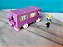 Polly pocket da Blue bird 1994 estábulo ambulante com cavalo e boneca - Imagem 3