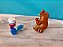 Miniatura de plástico estática de Masha enfermeira e o urso da coleção Kinder ovo - Imagem 4