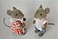 Sylvanian families, casal de ratos cinza - Imagem 2