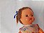 Anos 50 boneca de baquelite Estrela 20 cm, pés danificados - Imagem 7