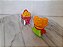 Figuras de vinil sólido Superzings , Joe Nugget e Rei Cebola , promocionais do Burger King - Imagem 3
