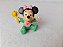 Miniatura Disney de bebê Minnie de roupa verde  4 cm, Bully Alemanha - Imagem 1
