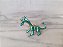 Miniatura de vinil Safari de Ladon, dragão verde de duas cabeças. 6 cm de comprimentocm - Imagem 5
