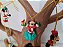 Miniatura Disney de 2,5 cm a 3,5 cm de Mickey e Minnie natalinos.para decorar árvore de Natal - Imagem 2