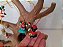 Miniatura Disney de 2,5 cm a 3,5 cm de Mickey e Minnie natalinos.para decorar árvore de Natal - Imagem 4