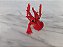 Dragão vermelho Hook fang de vinil do desenho Como treinar o seu dragão DreamWorks- 9 cm de comprimento - Imagem 3