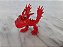 Dragão vermelho Hook fang de vinil do desenho Como treinar o seu dragão DreamWorks- 9 cm de comprimento - Imagem 1