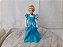 Boneca de porcelana Cinderela , coleção princesas Disney de Agostini 17 cm, com caixa - Imagem 1
