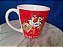 Caneca mug de cerâmica vermelha vintage , Tony the Tiger, da Kellogs - Imagem 3
