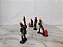 Miniatura de vinil estática de figuras de bombeiro, 4,5 a 5,5 cm de altura - Imagem 6