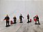 Miniatura de vinil estática de figuras de bombeiro, 4,5 a 5,5 cm de altura - Imagem 1