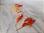 Anos 70 ou 80 Miniatura de plástico de peixe koi ou carpas entre 5,5 a 9 cm de comprimento - Imagem 3