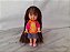 Kelly cabelos castanho escuro bem longos ,saia jeans, irmã da Barbie, 12 cm Mattel, usada - Imagem 1