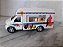 Food truck de sorvete, cabine de metal carroceria de  plástico, com tração, portas que abrem , 13 cm, marca Kinsfun - Imagem 3
