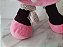 Pelúcia de Minnie rosa flexível que fica em pé sem apoio 34 cm,  Disney store, usada - Imagem 7