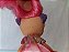 Anos 90 boneca doces amores, cabelo rosa, Gemini, 14 cm - Imagem 5