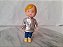 Boneco Joao ,  vestido  de príncipe, 11 cm, usado - Imagem 1