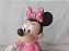 Boneca Minnie rosa de vinil articulada na cabeça, braços, cintura e virilha , Disney  18 cm, usada - Imagem 2