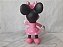 Boneca Minnie rosa de vinil articulada na cabeça, braços, cintura e virilha , Disney  18 cm, usada - Imagem 5