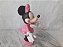 Boneca Minnie rosa de vinil articulada na cabeça, braços, cintura e virilha , Disney  18 cm, usada - Imagem 6