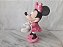 Boneca Minnie rosa de vinil articulada na cabeça, braços, cintura e virilha , Disney  18 cm, usada - Imagem 3