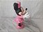 Boneca Minnie rosa de vinil articulada na cabeça, braços, cintura e virilha , Disney  18 cm, usada - Imagem 4