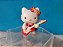 Miniatura de vinil  Hello kitty guitarrista  Sanrio Nakajima USA 2001-  6,5 cm - Imagem 1
