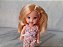 Boneca  Kelly irmã da Barbie, loura de melissa branca  11 cm - Imagem 1