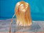 Antiga mini boneca de borracha peladinha de signo Áries  7 cm - Imagem 4