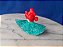 Miniatura Disney da Ariel., A pequena sereia, coleção Kinder surprise  usada 6 cm - Imagem 4