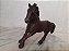 Miniatura de vinil Schleich 2005 Vintage de cavalo frisão 15 cm comprimento 11 cm altura - Imagem 3