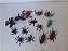 Miniatura de plástico lote  14 linsetos incluindo aranhas e escorpião, 4 a 6  cm de comprimento - Imagem 1