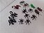 Miniatura de plástico lote  14 linsetos incluindo aranhas e escorpião, 4 a 6  cm de comprimento - Imagem 2