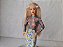 Barbie Hollywood nails loura Mattel 1999 roupa customizada exceto body - Imagem 2