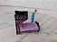 Miniatura Disney de vinill Elsa criança (3,5+0,5 cm) e cama real 4,5 cm comprimento do Frozen - Imagem 2