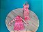 Acessórios para Barbie, vestido xadrez rosa transpassado, 2 pares de sapatos e 3 bolsas - Imagem 4