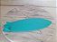 Prancha de surfe da Barbie, azul turquesa 25 cm de comprimento - Imagem 4