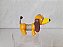 Miniatura de vinil estática, sem marca, de cachorro Slinky.  9 cm do Toy story. Disney Pixar - Imagem 1